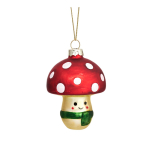 K&auml;sitsi valmistatud klaasist j&otilde;uluehe, &oslash; 6 cm Happy Mushroom &ndash; Sass & Belle