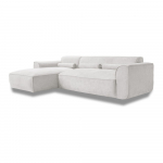 Valge nurgadiivan (vasak nurk) Flex Felix - Miuform