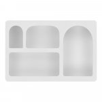 Valge riiul 60 cm Bryne - House Nordic