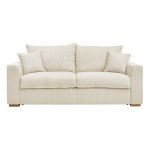 Kreem velvetist diivanvoodi 225 cm Augustin - Bobochic Paris