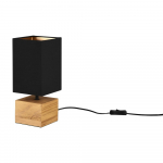 Must lauavalgusti tekstiilist varjuga (k&otilde;rgus 30 cm) Woody - Reality