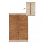 Beež-tellisev&auml;rvi puuvillane vaip 140x200 cm Duetto Toffee - Lorena Canals