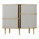 Hall tammespoonist l&uuml;kandustega kummut 120x100x50 cm Audacious - UMAGE