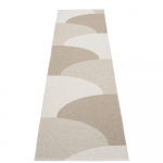 Beež sise/v&auml;lisvaip 70x270 cm Hill Dark Linen &ndash; Pappelina