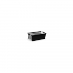 Must kaanega hoiukast 55x35x19 cm Bi-Box M - KIS