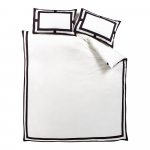 Must-valge voodipesu 200x200 cm Mono Panel - Catherine Lansfield