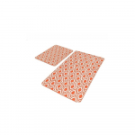 Oranžid sametist vannitoamatid 2tk komplektis 60x100 cm - Mila Home