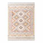 Kreem k&auml;sitsi kootud džuudist vaip 80x150 cm Roya Imani - Elle Decoration