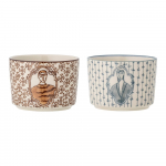 Keraamilised kausid, 2 tk komplektis, 230 ml Tonia - Bloomingville