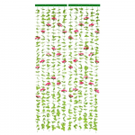 Punane-roheline uksekardin 90x190 cm Roses - Maximex