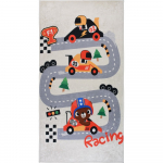 Elevandiluu v&auml;rvi pestav laste m&auml;nguvaip 120x180 cm Race Time - Vitaus