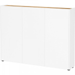Valge tammespoonist jalatsikapp 138x105x25 cm Libbiano - Germania