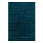 Sinine k&auml;sitsi kootud villane vaip 160x230 cm Textured Wool Border - Flair Rugs