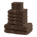 Pruunid froteer&auml;tikud 10tk komplektis Marina - DecoKing