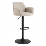 Beež reguleeritava k&otilde;rgusega/k&auml;etugedega baaritool (istme k&otilde;rgus 85 cm) Glenda - Actona