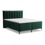 Tumeroheline boxspring voodi panipaigaga 160x200 cm Mikana &ndash; Makamii