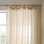 Beež kardin 140x183 cm Zanzibar Woven Stripe - Pineapple Elephant