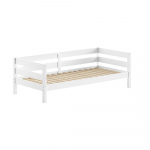 Valge m&auml;nnipuidust lastevoodi koos voodip&otilde;hjaga 90x200 cm Margrit - Vipack