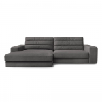 Antratsiitne sametist nurgadiivan (vasak nurk) Sierra - Bobochic Paris