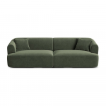 Roheline sametist diivan 255 cm Campi - Cosmopolitan Design