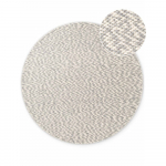 Helehall/kreem k&auml;sitsi kootud villane &uuml;mmargune vaip &oslash; 160 cm Lyon Beans - Elle Decoration