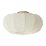 Kreemikas laelamp tekstiilvarjuga &oslash; 40 cm Zosia - Light & Living
