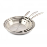 Roostevabast terasest pannid komplektis 3 tk, &oslash; 29,5 cm Blaze - Salt&Pepper