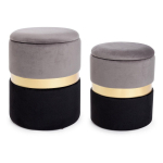 Must/hall sametist taburet Polina &ndash; Bizzotto