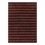 Burgundiapunane k&auml;sitsi kootud vaip taaskasutatud kiududest 120x170 cm Connor - MADE