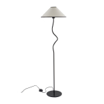 Valge/must kangast h&auml;mardatav p&otilde;randalamp (k&otilde;rgus 148 cm) Juliet - Jotex