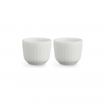 2 valge portselanist munataldriku komplekt Hammershoi, ⌀ 8 cm Hammersh&oslash;i - K&auml;hler Design