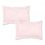 Hallid puuvillased padjap&uuml;&uuml;rid, 2 tk 50 x 75 cm Cotton Percale - Bianca