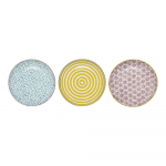 Komplekt 3 kivitoorainest magustoidutaldrikut, &oslash; 16 cm Patrizia - Bloomingville