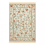 Kreem viskoosist vaip 95x140 cm Oriental Flowers &ndash; Nouristan