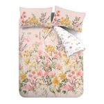 Roosa voodipesu kaheinimesevoodile 200x200 cm Countryside Floral - Catherine Lansfield