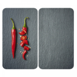 Klaasist pliidikatte komplekt 2 tk, 52 x 30 cm Cayenne - Wenko