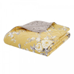 Kollane lillemotiiviga p&auml;evavaip , 220 x 230 cm Canterbury - Catherine Lansfield