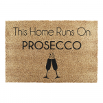 Kookoskiududest matt 40x60cm This Home Runs On Prosecco - Artsy Doormats