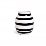 Must-valge kivivara vaas , k&otilde;rgus 20 cm Omaggio - K&auml;hler Design