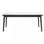 Must-valge kokkuklapitav s&ouml;&ouml;gilaud tammepuust Hammel , 180 x 90 cm Single - Hammel Furniture