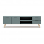 Hallikasroheline TV-alus 180x53x40 cm Pisco &ndash; Marckeric