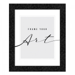 Matt must plastmassist seinaraam 38x48 cm