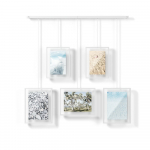 Valged metallist seinaraamid, 5tk komplektis 66x69 cm Exhibit - Umbra