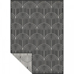 Must-valge &otilde;uevaip 160x230 cm Pangli Black - Hanse Home