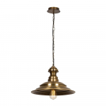 Pronksiv&auml;rvi rippvalgusti metallist varjuga &oslash; 39 cm Sivani - Opviq lights