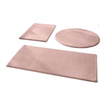 Roosad vannitoamatid 3 tk komplektis 50x90 cm - Mila Home