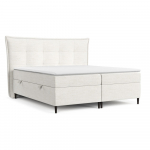 Kreemvalge vedrumadratsiga voodi koos panipaigaga 200x200 cm Sinai - Maison de R&ecirc;ve