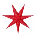 Punane j&otilde;ulumotiividega rippuv valguskaunistus Aratorp - Marksl&ouml;jd