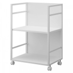 Valge metallist mobiilne riiul 42x60 cm Tower - YAMAZAKI