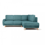 T&uuml;rkiissinine corduroy nurgas diivanvoodi (paremas nurgas) Tori - Bonami Selection